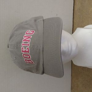 NWOT. Gray Boeing baseball cap.